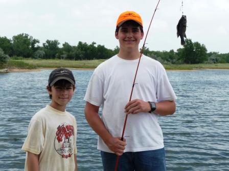 Andre and Gorka with another Bluegill