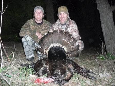 Mike and John with Turkey
