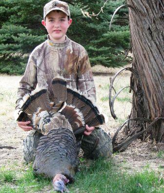 Connor's first turkey