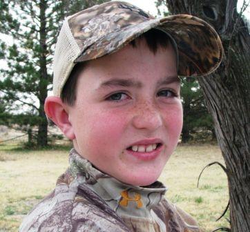 Connor's first turkey