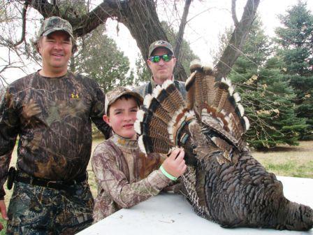 Connor's first turkey