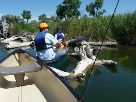Andre and Gorka fishing