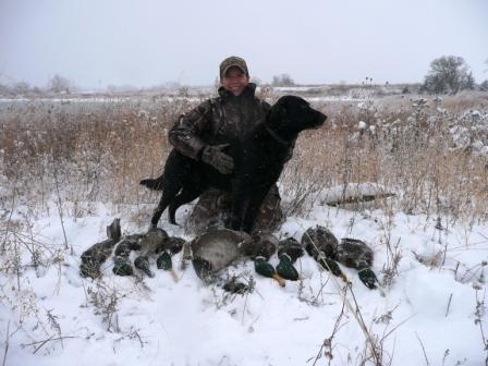 Elissa with the Day's Retrieve